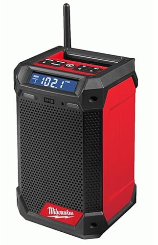 Milwaukee M12RCDAB+0 12v Cordless Dab Radio Charger Unit Only, Black