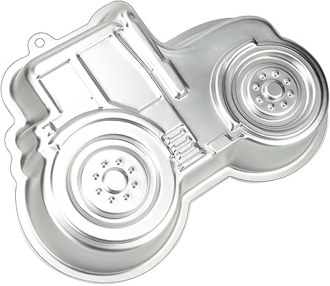 Moule à gâteau 3D en aluminium en forme de tracteur pour décoration de gâteau d'anniversaire, Halloween, fête de Noël