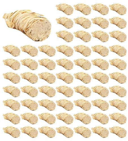 rieder 80 Accendifuoco Naturali - Accendifuoco Naturali per Caminetto, Stufa Un Pellet e Legna, Braciere, Affumicatore, Barbecue, Fumaria, Forno per Pizza