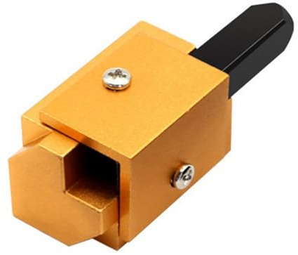 Ciseau carré en Bois avec Acier à Haut Carbone, Stable pour le Coin de la Récréation de Charnière, Hauteur de Travail de 0 à 12 Mm, Comprend la clé L, un Choix pour (4