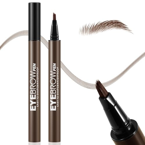 Boobeen Matita Liquida per Sopracciglia Microblading, Penna di Precisione per Sopracciglia Naturali, Impermeabile e di Lunga Durata per Tutto il Giorno, per Donne Ragazze Trucco