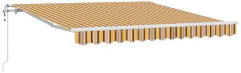 vidaXL Tenda da Sole Automatica per Esterno, Gazebo motorizzato per Il Patio, Copertura da Giardino, Retrattile, Resistente alle intemperie, Protezione Moderna per la casa