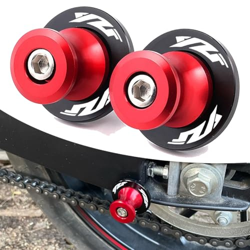 pour Yamaha YZF R125 R1M R1 R6 R7 R9 R25 R3 YZF-R1 YZF-R6 YZF-R7 YZF-R9 Diabolos Moto M6 Accessoires, Support de béquille Bobbins arrière M6 Support de Montage Adaptateur oscillant