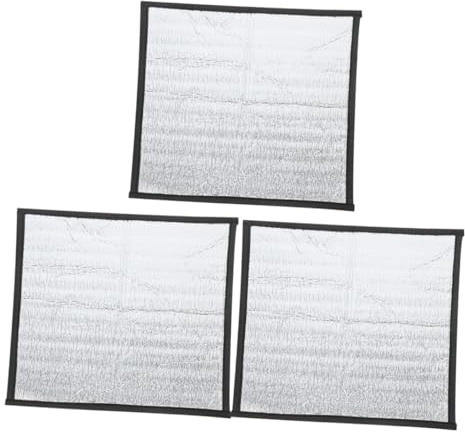 PENIKOKO 3pcs Reflective Reptile Heat Pads Insulation Heating Mats for Snake Lizard Turtle Gecko Tanks Terrarium Use Warm Sleep Surface