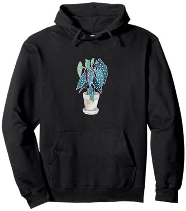 Indoor Plant T-Shirt - Begonia Maculata Pullover Hoodie