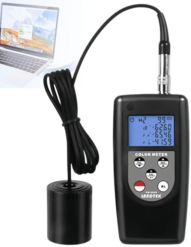 Digital Kolorimeter, HöGre Noggrannhet Colorimeter, FäRgskillnadstestare FäRgmäTare Colorimeters, Med Lcd SkäRmdisplay, For FäRgkontroll