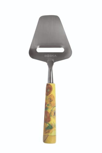 Boska Käsehobel Mini Van Gogh - Sonnenblumen/für Kunstliefhabers/Keramik/Edelstahl / 160 x 53 x 15 mm