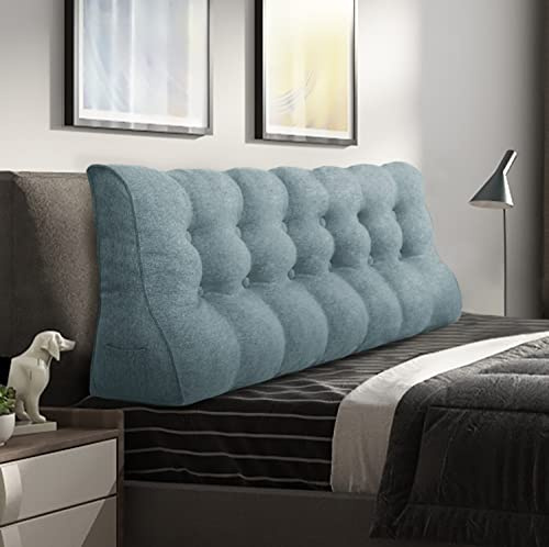 Johnear Rückenkissen Ergonomisch Gekrümmt für Sofa & Bett (Grau, 180cm) | Ergonomisches Rückenkissen mit gekrümmter Form – passt sich der Wirbelsäule an, entlastet den Rücken. Waschbar.