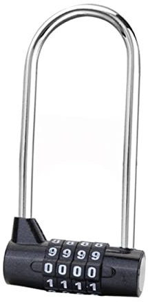 jojofuny 4 Vorhängeschloss Schloss Für Sportschränke Schlösser Mit Code Hochleistungsschloss Sicherheitsschloss Schwerlastschrank Spind Im Fitnessstudio Schäkel Verlängern Stahl Mitarbeiter