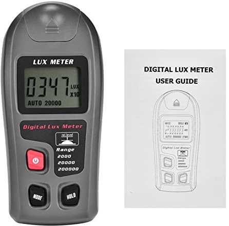 Jwthee Digitales Luxmeter, MT-30 LCD-Display Lichtmesser Umweltprüfung Illuminometer Großbildmessung Für Fabrik, Lager Und Schule