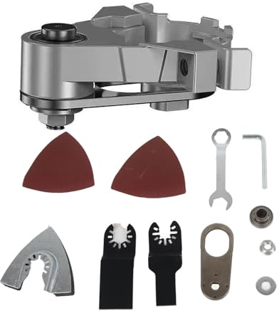 HAOHIZE Konverter Oszillierwerkzeug Adapter Set, Winkelschleiferkopf Adapter Metall komplettes Winkelschleifer Oszillier Adapterwerkzeug zum Austausch
