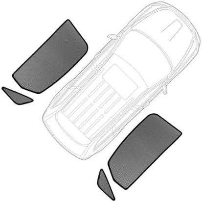 FACSER Auto-Sonnenschutz Für Hyundai Für KONA Für Encino OS 2018-2022 Seite Sonnenschirm Magnetische Sonnenschutz Sonnenschutz Sonnenschirm Kinder Vorhänge Sonnenschutz Vorhang(4pcs)