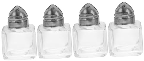 SHOWERORO 4pezzi Saliere e Pepiere in Dispenser Per Condimenti Da Cucina Barattoli Per Pepe Per Cucinare All Aperto e Conservare Conserve Per Condimenti