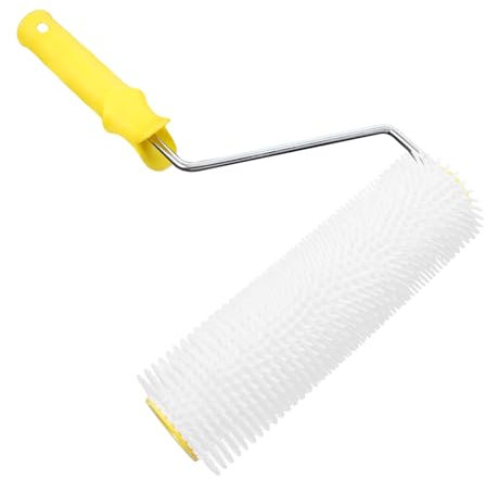 Artibetter Floor Roller Screed Spiked Roller Self Leveling Screed Spiked Efficient Bubble Removal