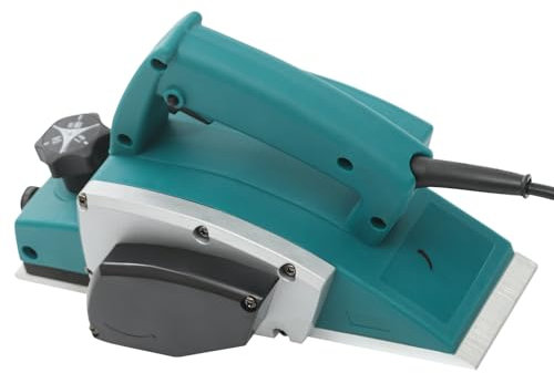 Donened - Piallatrice elettrica da 600 W, piallatrice elettrica, 16500r/min, larghezza pialla: 82 mm, profondità 0-2 mm, precisione 0,1 mm, per piallare diversi tipi di legno