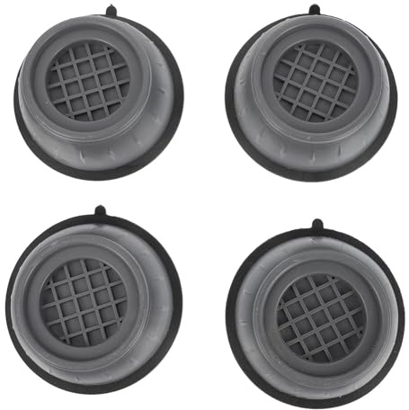 FUOYLOO Almohadillas Elevadoras Antideslizantes para Pies de Lavadora y Refrigerador, 8 Piezas, Material PP y TPR Función Antivibración y Ventilación