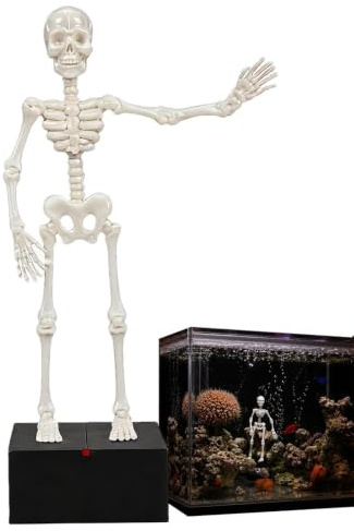 Akvariebubblerdekoration Halloween 3D-printad rolig undervattensprydnad
