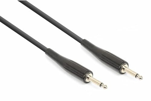 VONYX Câble Audio Cordon Haut-Parleur Jack 6,35mm/Jack 6,35mm - 15m - Idéal pour Relier votre Ordinateur Portable, votre TV, Tablette, Smartphone…