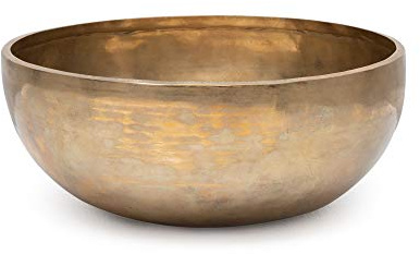 XDrum Omshanti Cuenco Tibetano 25 cm - Peso: 1900g - hecho a mano en India - ideal para meditación y terapias