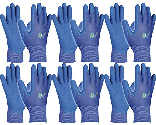 vasalat Schutzhandschuh Gebol Kids Kinder Handschuh blau / 6 Paar
