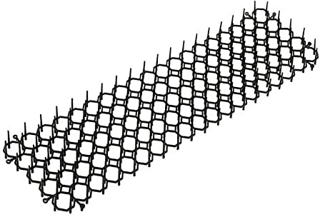 VIGAN 10PCS Garden Prickle Strip Dig Stop Cat Deterrent Mat Spike Portable Anti-Cat Dog Outdoor Garden Supplies (10PCS Black)
