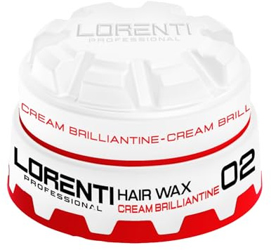 LORENTI TOKYO & SEOUL Hair Wax No.2 Cream Brilliantine 150ml | Creme-Wax mit Wet-Effekt | Haarwachs mit Glanz - Haargel Kinder | Cream styling wax