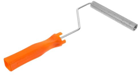 Angoily Entschäumungsrolle Stachelwalze Nagelwalze Zementboden Entschäumungswerkzeug Blase Entfernen Von Geräteteilen Selbstnivellierender Estrich Stachel Entschäumungsgerät