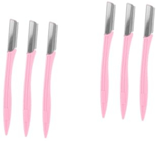 Ipetboom 2 Set Rasoio Per Sopracciglia Modellatore Di Sopracciglia Kit Di Strumenti Per Il Trucco Delle Tagliacapelli Portatile 3 Pezzi * 2