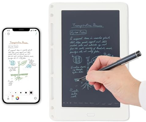 Smart Pen with Writing Board, Digital Smartpen and Notebook Set, Real Time Sync for Digitizing, Smart Writing Set Store Handwritten Notes Digitally, Compatible for Android