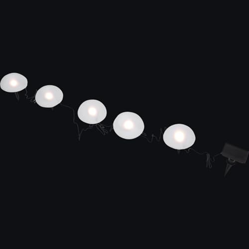 UKCOCO Luces Solares Para Patio y Césped Semiesféricas Led Cálidas, Estaca Solar Para Jardín Al Aire Libre, Iluminación Decorativa De Exterior Para Jardín y Caminos
