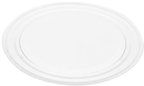 Luxshiny Plato Giratorio Para Microondas Vidrio Resistente 25,5 Cm Plano Compatible Repuesto Accesorios Horno Uso Hogar Cocina