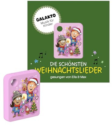 Galakto Audio-Token: Ella & Max - Die schönsten Weihnachtslieder | Musik für Kinder ab 3 Jahren, Spielzeit ca. 37 Minuten