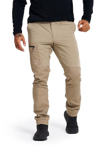 RevolutionRace Rambler Lightweight Pants für Herren, Robuste und leichte Wanderhose für draußen, Khaki, XL