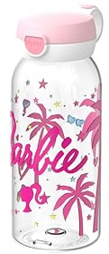 Mepal - Dricksflaska med Flipplock Campus - Locket Öppnas med en Knapptryckning - För Kolsyrade Drycker - Vattenflask - Läckagesäker och Diskmaskinssäker - 600 ml - Barbie