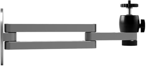 YRREATY Projektorväggfäste Universellt Fällbart Aluminiumlegering Multi-Vinkel Justerbart Väggstöd Ställning