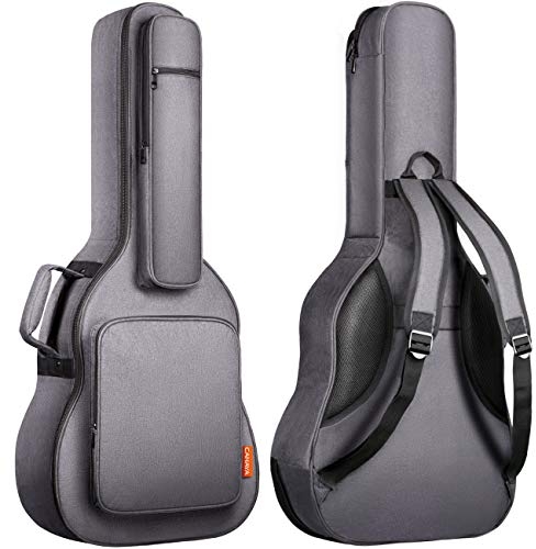 CAHAYA Gitarrentasche Gig Bag Gepolsterte Tasche 18mm Wasserdicht Gitarre Tasche Gitarren Bag Guitar Case Gitarrenhülle für 41 Zoll Gitarren CY0176