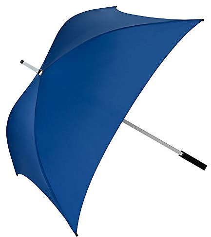 VON LILIENFELD Regenschirm Quadratisch Groß Damen Herren Charlie blau