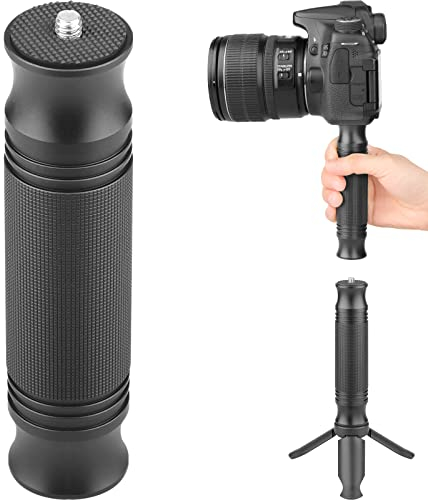 Universal Camera Stabilizer Handle Grip Mount with 1/4 inches Male Screw for Digital Video Camera LED Light Phone