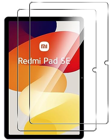 Fitudoos [ 2 Pezzi Panzerglas Schutzfolie für Xiaomi Redmi Pad SE & Xiaomi Redmi Pad 2 11 Zoll,9H Härte, glasklare Displayschutzfolie,Anti-Fingerprint,entspiegelt, Kratzfest.