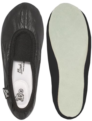 Beck Unisex Gymnastikschuh Basic, Schwarz, 39 EU