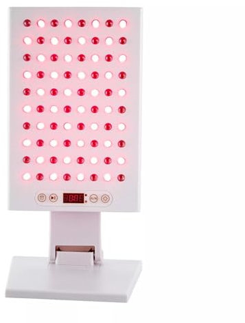 czyuRachel Rotlichtgerät, 80 Led Infrarot-Wärmestrahler Rotlichttherapiegerät 660nm:850nm Infrarotlichttherapie Mit Timer, 3 Helligkeit Verstellbar, Für Gelenk- Und Muskelschmerzlinderung