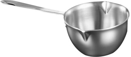 RAABYU Butterschmelzschüssel, Edelstahl, antihaftbeschichtete Backform, Pfannen zum Kochen, Hot Pot, Schmelzschüssel für Schokolade, Butterpfanne, Grün, Süßigkeiten-/Schokoladenwärmer, M