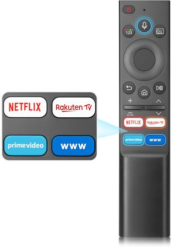 Sostituzione vocale per telecomando Samsung Smart TV, telecomando Samsung aggiornato con funzione vocale con tasti di scelta rapida