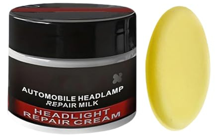 Headlight and Headlamp Restoration Kit, 2025 New Headlight Restorer, Headlight Polishing Kit for Removing Oxidation and Renewing Yellowed Headlights (1pcs)
