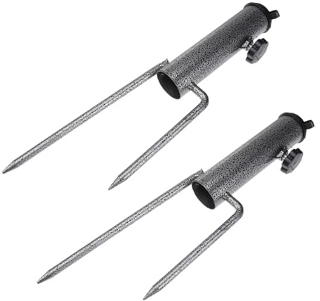 TOYANDONA 2 Piezas Anclaje para Sombrillas Bases Resistentes para Sombrillas De Playa Estacas De Anclaje Jardín o Arena