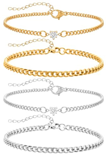 2 Stück Freundschaftsarmbänder Knoten Armband Damen, Partner Armbänder