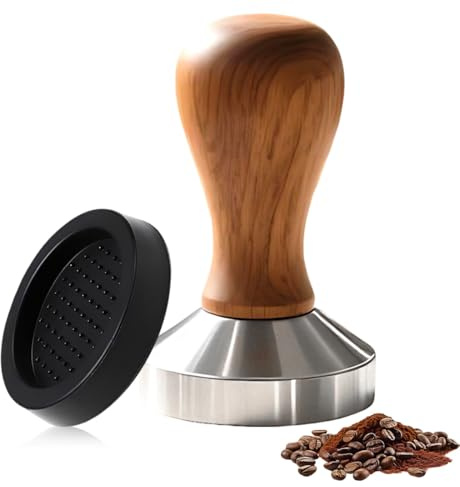 LACHT Tasseur café,Espresso Tamper,51 mm Presse à Café en Acier Inoxydable Espresso Tamper pour Machine à Café