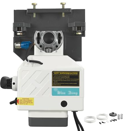 Horizontal Milling Machine Power Feed with Variable Speed Control, 200RPM X-Axis Table Feed for Enhanced Precision in Garages and Workshops