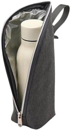 Housse de Bouteille d'Eau Manche Fine Légère avec Fermeture à Glissière | Porte-Bouteille Isolé Pour Bière Soda Sports Extérieur Camping Golf Gym