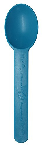 Karat Earth Heavy Weight Bio-Based Spoons - Teal Blue - 1,000 ct, KE-U2300 (Blue)